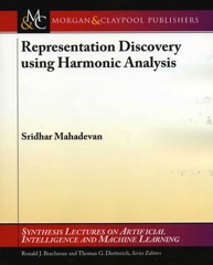 Cover of Representation Discovery using Harmonic Analysis